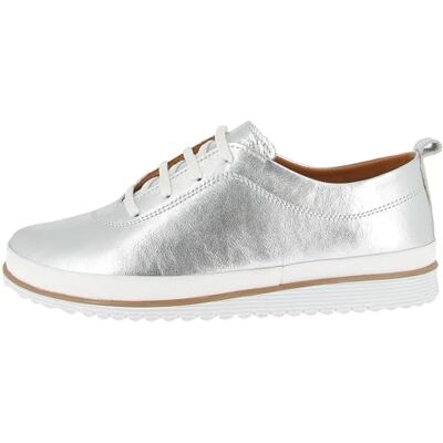 Andrea Conti Zapatillas Bajas para Mujer, Plata, 40 EU Andrea Conti Zapatillas Bajas para Mujer, Plata, 40 EU