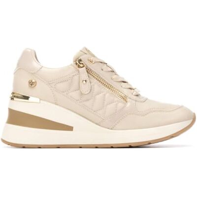 XTI Zapatilla Mujer Beige Calzado Cómodo y Versátil Moda Casual Modelo 01 (Talla 40) XTI Zapatilla Mujer Beige Calzado Cómodo y Versátil Moda Casual Modelo 01 (Talla 40)