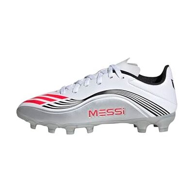 Adidas Unisex Kids' F50 Messi League Multi Ground Football Boots Kids White 4.5 Adidas Unisex Kids' F50 Messi League Multi Ground Football Boots Kids White 4.5