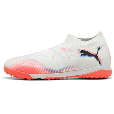 PUMA Future 8 Match TT Tenis de fútbol Unisex, Blanco Negro Rojo Brillante, 43 EU PUMA Future 8 Match TT Tenis de fútbol Unisex, Blanco Negro Rojo Brillante, 43 EU