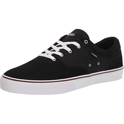 Etnies Factor Zapatos de Skate para Hombre, Negro, Blanco y Rojo, 42.5 EU Etnies Factor Zapatos de Skate para Hombre, Negro, Blanco y Rojo, 42.5 EU