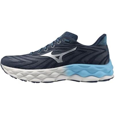 Mizuno Mens Wave Sky 8 Running Shoe, Bl WNG Teal SIL, 11 Mizuno Mens Wave Sky 8 Running Shoe, Bl WNG Teal SIL, 11