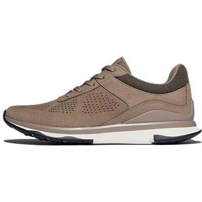 Fitflop Vitamin Ffx Tenis Deportivos para Hombre Perf Nubuck, marrón, 41.5 EU Fitflop Vitamin Ffx Tenis Deportivos para Hombre Perf Nubuck, marrón, 41.5 EU