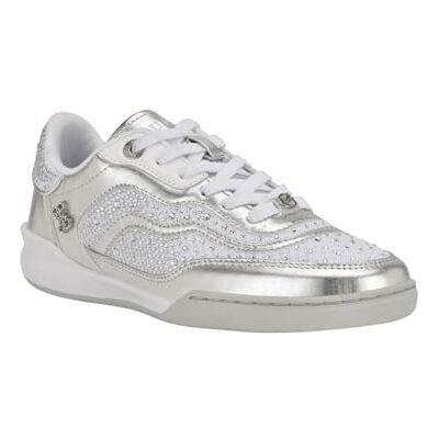GUESS PRITIE Tenis para Mujer, Diamantes de imitación Plateados 040, Talla 11, Diamantes de imitación Plateados 040, 11 GUESS PRITIE Tenis para Mujer, Diamantes de imitación Plateados 040, Talla 11, Diamantes de imitación Plateados 040, 11