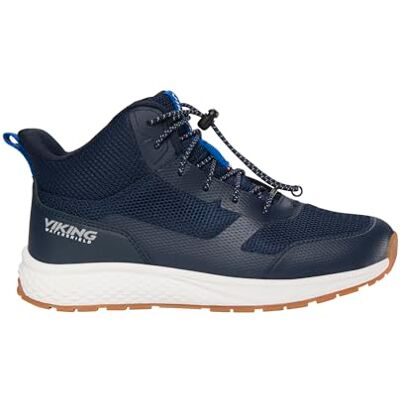 Viking Impact Mid WP SL Tenis Unisex para Caminar, Navy, 2.5 UK Child Viking Impact Mid WP SL Tenis Unisex para Caminar, Navy, 2.5 UK Child