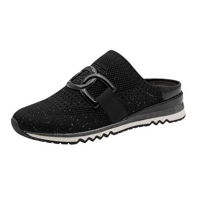 MARCO TOZZI Zapatilla de mujer , Black Comb, talla 37 EU MARCO TOZZI Zapatilla de mujer , Black Comb, talla 37 EU