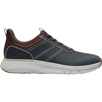 Clarks Motion Trek LX Tenis para Hombre, Azul Marino (Navy Leather), 42.5 EU Clarks Motion Trek LX Tenis para Hombre, Azul Marino (Navy Leather), 42.5 EU