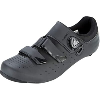 SHIMANO Zapatillas SH M RD RP4 NegroRO T-46 Zapatillas de Ciclismo de Carretera, Hombre, Negro (Negro 000), 46 EU (10.5 UK) SHIMANO Zapatillas SH M RD RP4 NegroRO T-46 Zapatillas de Ciclismo de Carretera, Hombre, Negro (Negro 000), 46 EU (10.5 UK)