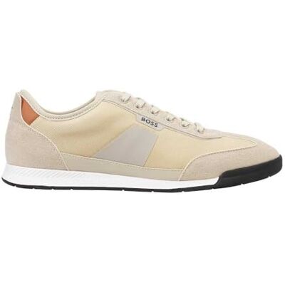 Boss Nitan_Lowp_nymith 10271652 01 Entrenadores de Perfil bajo para Hombre, Open Beige, 44 EU Boss Nitan_Lowp_nymith 10271652 01 Entrenadores de Perfil bajo para Hombre, Open Beige, 44 EU