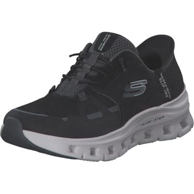Skechers Negro/Blanco Slip-Ons - Zapatillas Skechers Negro/Blanco Slip-Ons - Zapatillas