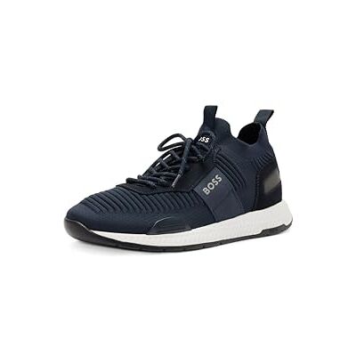Boss Men's Mesh Mix Running Sneakers, Sky Captain Navy, 10 Boss Men's Mesh Mix Running Sneakers, Sky Captain Navy, 10