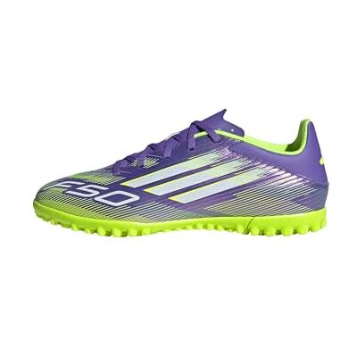 Adidas Unisex Adulto F50 Club Turf Football Boots, Purple Rush/Cloud White/Lucid Lemon, 46 EU Adidas Unisex Adulto F50 Club Turf Football Boots, Purple Rush/Cloud White/Lucid Lemon, 46 EU