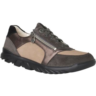 Ganter Zapatillas Haylie-H para Mujer, Color Topo, Antracita, 37 EU, Gris Pardo, 37 EU Ancho Ganter Zapatillas Haylie-H para Mujer, Color Topo, Antracita, 37 EU, Gris Pardo, 37 EU Ancho