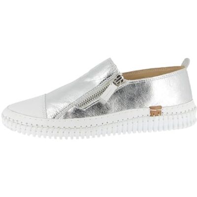 Andrea Conti Zapatillas Bajas para Mujer, Plata, 40 EU Andrea Conti Zapatillas Bajas para Mujer, Plata, 40 EU