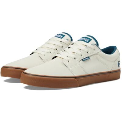 Etnies Barge LS Aspecto clásico de Patinaje, Silhoutte Vulcanizado Delgado, Cuello blindado Fuerte, Vulc Reforzado, Ajuste Acolchado, Tenis de Uso Diario 2025, Blanco Azul Gum, 37 EU Etnies Barge LS Aspecto clásico de Patinaje, Silhoutte Vulcanizado Delgado, Cuello blindado Fuerte, Vulc Reforzado, Ajuste Acolchado, Tenis de Uso Diario 2025, Blanco Azul Gum, 37 EU