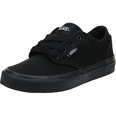 Vans Atwood Canvas, Zapatillas, Unisex Niños, Negro (Black Black 186), 34.5 EU Vans Atwood Canvas, Zapatillas, Unisex Niños, Negro (Black Black 186), 34.5 EU