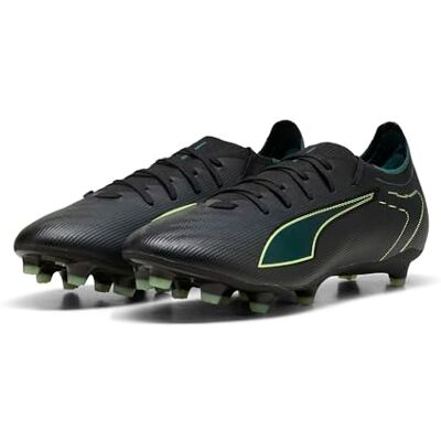 PUMA Ultra 6 Match FG/AG Tenis de fútbol Unisex, Black Fizzy Light Green Terrain, 44.5 EU PUMA Ultra 6 Match FG/AG Tenis de fútbol Unisex, Black Fizzy Light Green Terrain, 44.5 EU