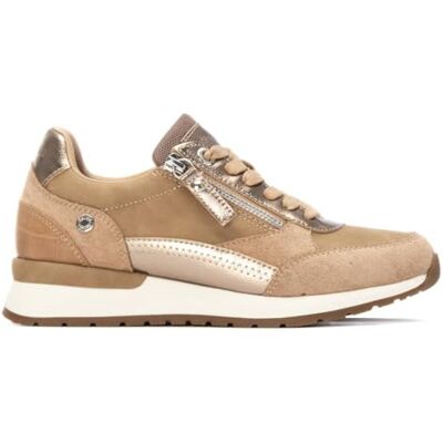 REFRESH Zapatilla Mujer Beige Calzado Cómodo y Versátil Moda Casual Modelo 01 (Talla 37) REFRESH Zapatilla Mujer Beige Calzado Cómodo y Versátil Moda Casual Modelo 01 (Talla 37)