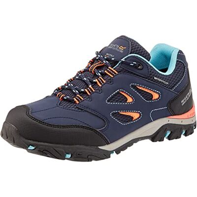 Regatta Holcombe Iep Low' Waterproof Eva Footbed Rubber Outsole Walking Shoes, Zapatillas para Caminar Unisex Niños, Armada/Coral ardiente, 48.5 EU Regatta Holcombe Iep Low' Waterproof Eva Footbed Rubber Outsole Walking Shoes, Zapatillas para Caminar Unisex Niños, Armada/Coral ardiente, 48.5 EU