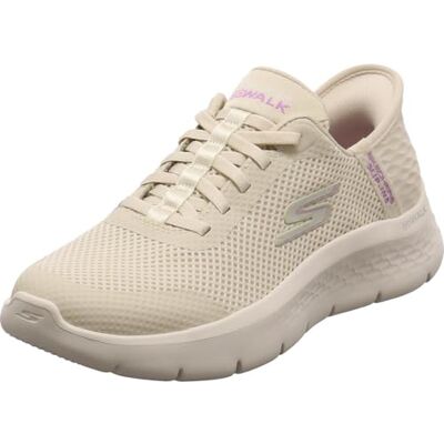Skechers Mujer Go Walk Flex Grand Entry Slip-In ENTRENADOR, Off White Textile/Trim, 38 EU Large Skechers Mujer Go Walk Flex Grand Entry Slip-In ENTRENADOR, Off White Textile/Trim, 38 EU Large