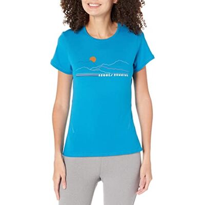 Brooks 221614487 Distance Short Sleeve 2.0 T-Shirt Mujer Pacific/BR Mountain Run Tamaño 20 Brooks 221614487 Distance Short Sleeve 2.0 T-Shirt Mujer Pacific/BR Mountain Run Tamaño 20