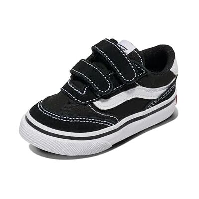 Vans Brooklyn LS V, Zapatillas Unisex niños, Suede Canvas Black White 25.5 EU Vans Brooklyn LS V, Zapatillas Unisex niños, Suede Canvas Black White 25.5 EU