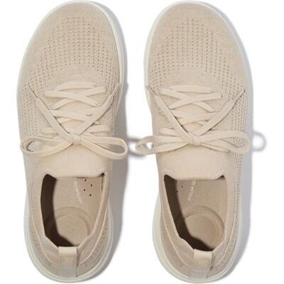 Fitflop Zapatillas de Punto Super-Q sin Cordones para Mujer, Color Negro/Plateado, Talla 4, Negro Plateado, 37 EU Fitflop Zapatillas de Punto Super-Q sin Cordones para Mujer, Color Negro/Plateado, Talla 4, Negro Plateado, 37 EU