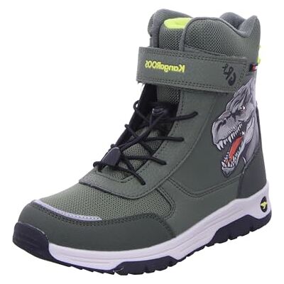 KangaROOS K-MJ Edison Ev RTX SL, Botas para Nieve, Olive Limetta Dino, 27 EU KangaROOS K-MJ Edison Ev RTX SL, Botas para Nieve, Olive Limetta Dino, 27 EU