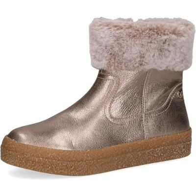 CAPRICE Botas de moda para mujer con forro cálido , color gris pardo metálico, talla 37 EU, gris topo, 37 EU CAPRICE Botas de moda para mujer con forro cálido , color gris pardo metálico, talla 37 EU, gris topo, 37 EU
