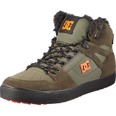 DC Shoes Pure, Zapatillas, Dusty Olive/Orange, DC Shoes Pure, Zapatillas, Dusty Olive/Orange,