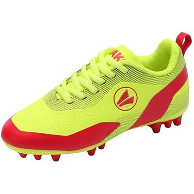 JAKO J-SFG Twist Botas de fútbol Unisex (Talla 45), Color Verde Lima y Rojo, Limetta Fiery Red, 45 UE JAKO J-SFG Twist Botas de fútbol Unisex (Talla 45), Color Verde Lima y Rojo, Limetta Fiery Red, 45 UE