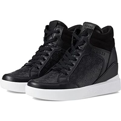 GUESS Blairin, Zapatillas Mujer, Negro con Logotipo, 38.5 EU GUESS Blairin, Zapatillas Mujer, Negro con Logotipo, 38.5 EU