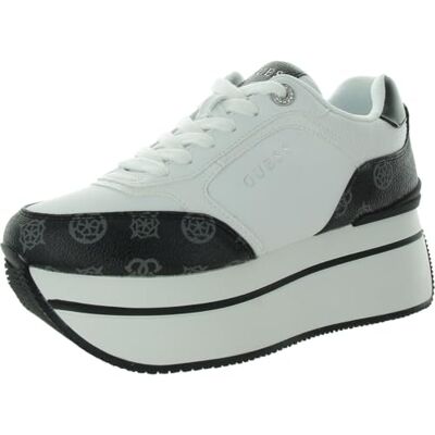 GUESS Tenis Camrio para Mujer, Logotipo Blanco/Negro 142, 39 EU GUESS Tenis Camrio para Mujer, Logotipo Blanco/Negro 142, 39 EU