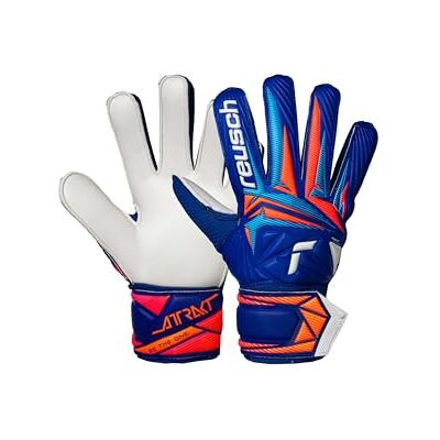 Reusch Guantes de Portero para niños y Adolescentes Agarre Robusto y Ajuste Estable Césped Artificial, Césped Natural y Terreno Duro Attrakt Solid Junior Reusch Guantes de Portero para niños y Adolescentes Agarre Robusto y Ajuste Estable Césped Artificial, Césped Natural y Terreno Duro Attrakt Solid Junior