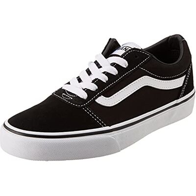 Vans Ward, Zapatillas Unisex niños, Black and White, 36.5 EU Vans Ward, Zapatillas Unisex niños, Black and White, 36.5 EU