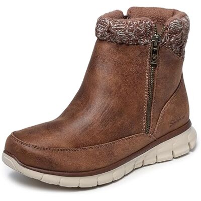 Skechers Synergy, Zapatillas de deporte para Mujer, Marrón, 39 EU Skechers Synergy, Zapatillas de deporte para Mujer, Marrón, 39 EU