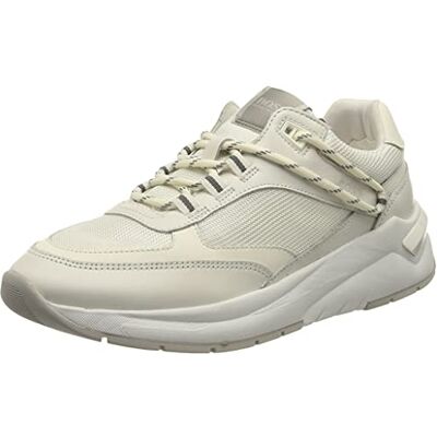 Boss Skylar_Runn_mxpr, Zapatillas Mujer, White100, 40 EU Boss Skylar_Runn_mxpr, Zapatillas Mujer, White100, 40 EU