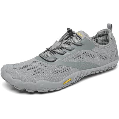SAGUARO Hombre Mujer Minimalistas Zapatillas de Trail Running Ligeras y Respirable Zapatos Descalzos Gym Playa Calzado de Deportes Acuaticos para Correr Senderismo, Gris 45 EU SAGUARO Hombre Mujer Minimalistas Zapatillas de Trail Running Ligeras y Respirable Zapatos Descalzos Gym Playa Calzado de Deportes Acuaticos para Correr Senderismo, Gris 45 EU