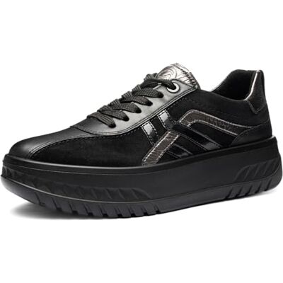 ARA Monaco 2.0, Zapatillas Mujer, Acero Negro, 40 EU Ancho ARA Monaco 2.0, Zapatillas Mujer, Acero Negro, 40 EU Ancho