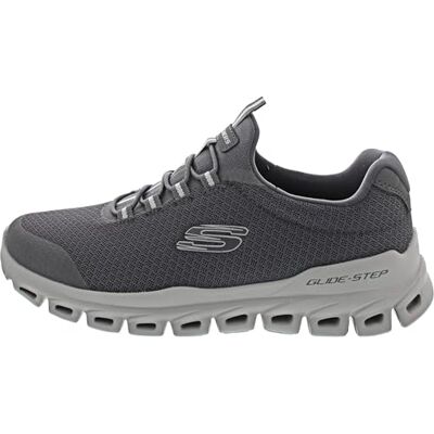 Zapatillas Slip-On SKECHERS Glide-Step para hombre, gris - Zapatilla Zapatillas Slip-On SKECHERS Glide-Step para hombre, gris - Zapatilla