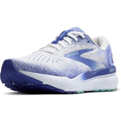 Brooks Mujeres Ghost 16 Zapatillas para Correr Zapatilla Neutral White/Amparo Blue/Limpet Shell Blanco 41 Brooks Mujeres Ghost 16 Zapatillas para Correr Zapatilla Neutral White/Amparo Blue/Limpet Shell Blanco 41