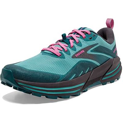 Brooks Cascadia 16, Zapatillas para correr Mujer, Azul (Porcelain Blue Coral Pink), 37.5 EU Estrecho Brooks Cascadia 16, Zapatillas para correr Mujer, Azul (Porcelain Blue Coral Pink), 37.5 EU Estrecho