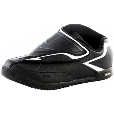 SHIMANO AM41 Flat Sole Shoes Black / White EU Size 46 SHIMANO AM41 Flat Sole Shoes Black / White EU Size 46