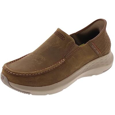 Skechers Hombre Parson Oswin Slip-In ENTRENADOR, Desert Leather, 46 EU Skechers Hombre Parson Oswin Slip-In ENTRENADOR, Desert Leather, 46 EU