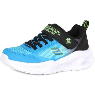 Skechers Meteor-Lights-krendo para niños, Negro/Azul, 11.5 Little Kid Skechers Meteor-Lights-krendo para niños, Negro/Azul, 11.5 Little Kid