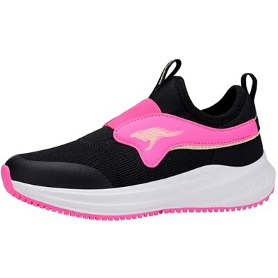 KangaROOS K-rdk Feather, Zapatillas, Jet Black Neon Pink, 28 EU KangaROOS K-rdk Feather, Zapatillas, Jet Black Neon Pink, 28 EU
