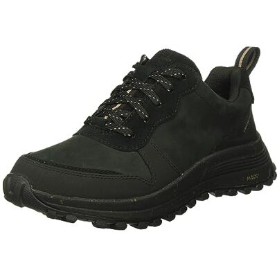 Clarks Tenis ATL Trek Free WP para Mujer, Negro, Nobuck, 35 EU Clarks Tenis ATL Trek Free WP para Mujer, Negro, Nobuck, 35 EU