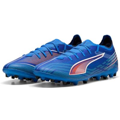 PUMA Zapatillas de fútbol Unisex Ultra 6 Match MG, Ultra Azul Blanco y Rojo, 42 EU PUMA Zapatillas de fútbol Unisex Ultra 6 Match MG, Ultra Azul Blanco y Rojo, 42 EU