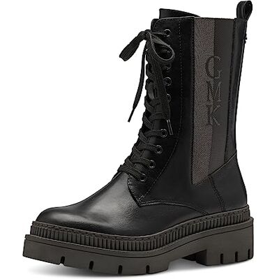 MARCO TOZZI Mujer , Barco con Cordones, Black Dk Grey, 37 EU MARCO TOZZI Mujer , Barco con Cordones, Black Dk Grey, 37 EU