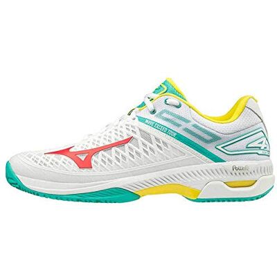 MIZUNO Wave Exceed TOUR4 CC- T:08+ Wht/ChineseRed/Atlantis MIZUNO Wave Exceed TOUR4 CC- T:08+ Wht/ChineseRed/Atlantis